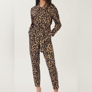 LITA by Ciara X‎ Revolve Born Free Jumpsuit In Printed Organic Cotton Sz S NWOT